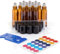 ComSaf 10ml Ätherische Öle Roller Glasflaschen, 12er Set Anti-UV Roll on Flasche Leer, Roll on Flasche Leer, Rollon Flaschen, Pipette für Massage, Doterra Ätherische Öle, Bergamotte Ätherisches Öl