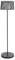 Lumisky Solar-Stehleuchte aus Polyrattan, grau, LED, warmweiß, Höhe 145 cm
