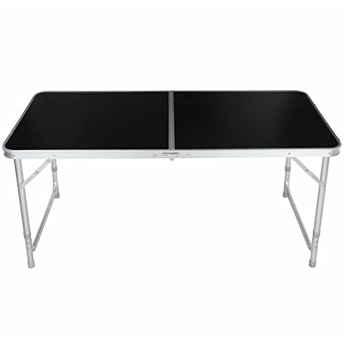 KGDJBGSE Klappbarer Campingtisch für den Außenbereich, Aluminium, für Picknick, Party, Grilltisch, verstellbare Tischmöbel