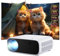 Wielio Beamer, Full HD 1080P Projektor, 5G WiFi Bluetooth Projector, 18000 Lumens Heimkino Mini Beamer, 30-200 Zoll Projektionsgröße Kompatibel mit iOS/Android/Laptop/HDMI/USB
