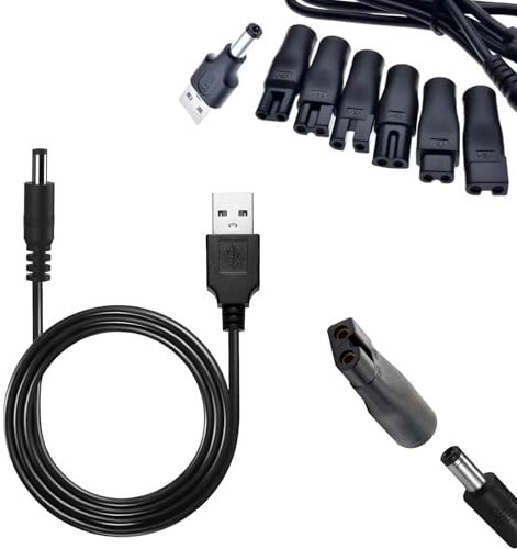 5V USB Netzkabel Kabel Rasierer Ladegerät,Ladekabel Kompatibel,Usb Netzkabel Kabel,USB-Netzkabel,Ladegerät für alle Arten Rasierer, Haarschneidern, Luftreinigern und anderen Ladekabeln