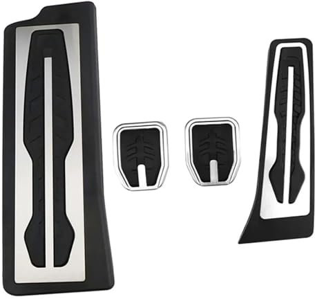 OMNHGD Langlebiges Ersatzzubehör Auto-Pedalabdeckung Für Fußstütze Und Bremse, Gaspedal Für B&MW 3er G20 G21 20-23 LHD-Pedalauflagemattenabdeckung(Style 3)