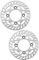 iplusmile 2st Bremsscheibe Pedale Umbau Einer Fahrradscheibenbremse Achse Bremsensatz Griffe Fahrradbremsblock Elektrisches Dirtbike Pitbike-gashebel Bremse Bremse Bremsteile Silver Stahl