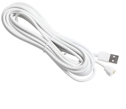 CWOQOCW Extended Charging Cable USB For Nest, Waterproof Outdoor Security Camera Power Cord, Compatible With Google Google 5.2/8/10.4 Beige(5.2 m)