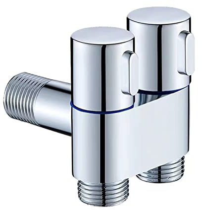 Válvula de ducha de doble control para lavadora, 2 salidas