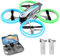Q1 Mini Drone with 4K Camera for Kids, Adults & Beginners, RC Quadcopter with Cool LED Lights, Headless Mode, 3D Flips, 2 Detachable Batteries, Drone Toys Gifts for Boys and Girls, Grey