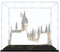 Acryl-Vitrine für Lego 71043 Schloss-Bauset, staubdichte transparente Box, Vitrine – nur Vitrine, Schaukasten kompatibel mit Lego 71043 (3 mm, schwarzer Sockel)