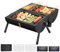 Miyanvuo Parrilla Ahumadora de Barril - Barbacoa Ahumador Para Jardín - Barbacoa de Barril Ligera y Ventilada para Terraza, Jardín, Balcón, Camping, Patio y Picnic