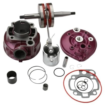 Kit cilindro compatibile e albero motore per motocicli motore 2t AM6 da 90 cc