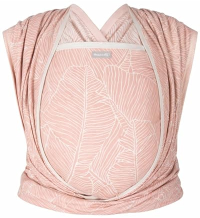 Hoppediz Gewebtes Babytragetuch ab Geburt, Grenada Rose 4,60 m | Ergonomisches Tragetuch für Neugeborene und Kleinkinder, inkl. Anleitung