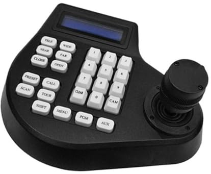 4D PTZ Camera Joystick Controller Camera Controller Keyboard for CCTV Systems with Long Distances RS485 Keyboard with Joystick