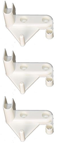 Right Hand Ice Box Fridge Freezer Door Flap Hinge x 3 Fits Indesit B13UK, B339NFPUK, BA12S(UK), BA12SUK, BA12UK, BA139PSUK, BA139SUK, BA139UK, BA13GFUK, BA13SUK, BA13UK, BA13XUK, BAAN134SUK, BAAN134UK