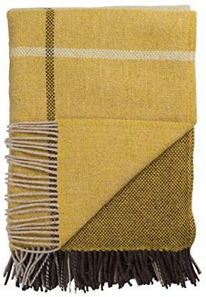 RØROS TWEED - Filos - Wolldecke aus norwegischer Lammwolle - Design von Runa Klock - Deckenmaße: 145 x 220 cm