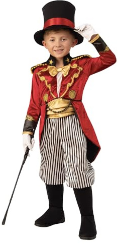 Bristol Novelty Boys Ringmaster Circus Showman Fancy Dress Costume