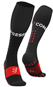 COMPRESSPORT - Chaussettes de Compression Full Socks Run - Soutien des Muscles - Running et Triathlon - Pour Entraînement et Compétition - Ultra légère