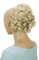 CAISHA Haarteil Haargummi Lena Hochsteckfrisuren Brautfrisuren Voluminös Gelockt Unordentlich Dutt Kunstfaser DM17cm Hellblond Mix G11L