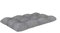 POKAR Palettenkissen Palletenauflagen Palettenpolster Palettensofa Palettenmöbel Schaumflocken Kissen für Europaletten Sitzkissen 120x60, Grau