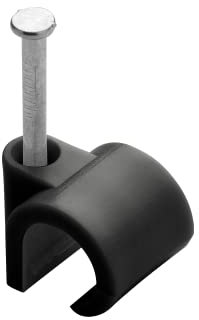 Grapas Para Cable Ø 8 A 12 Mm Negro Bolsa De 50