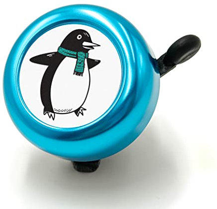 ONIPAX Fahrradklingel mit lautem Klang, Einhorn, Pinguin, Tiger, Ninja, Drache, niedlich, Cartoon, Laser,
