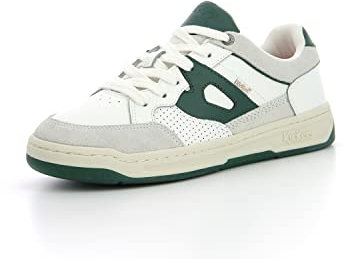 Kikouak Jr, Sneakers Basses Mixte, Blanc Vert, 35