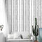FENTIS Self Adhesive Wallpaper for Bedroom White and Black Geometric Peel and Stick Contact Paper Striped Sticky Back Plastic Roll for Kitchen Bathroom 44.5x500cm
