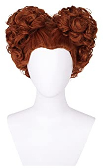 Taeyue Winifred Sanderson Perücke Braun Sarah Sanderson Film Realistische Perücke Halloween Kostüm Cosplay Perücken, Braun