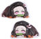 Anjinguang Anime Charakter Kamado Nezuko Plüschkissen, Kimetsu no Yaiba Gefülltes Kissen Dekoration Spielzeug Kissen für Zuhause Sofa Büro Niedliches Geschenk 45cm