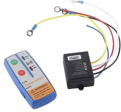 Télécommande pour Remorque à Benne Basculante Télécommande pour Remorque à Benne Basculante Abs Métal 12 V Treuil électrique Système de Télécommande Émetteur Récepteur Kit pour