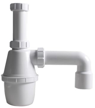 Talea Sink 1.5 Drain Pipes,Single Bottle Trap 40mm, White,GN060C004