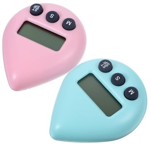 Mikinona Küchenwaren 2St Küchenuhr Lerntimer Digitale Küchentimer Countdown Uhr küchenfunkuhr Küchenwerkzeug Küche gebrauchter Timer Anzahl elektronische Zeitschaltuhr Countdown-Timer