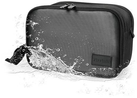 Kato Tirrinia Kulturbeutel Kulturtasche Kosmetiktasche Kosmetikbeutel Waschtasche Toilettentasche Schminktasche Groß Tasche Herren Damen Kinder Reise Camping Schwarz, Toiletry Bag Washbag Men Women