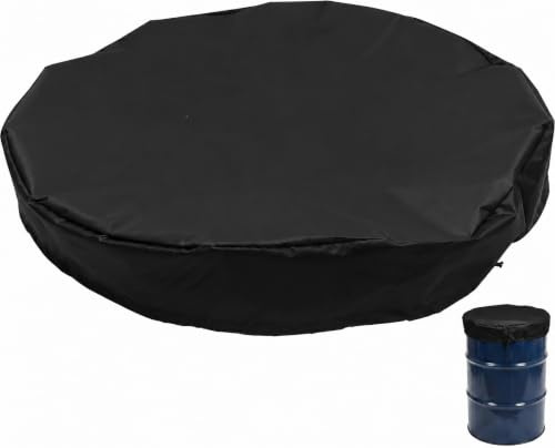 Milisten Couvercle supérieur scellé du seau Housses de seau de pluie de nettoyage Housse de tonneau imperméable de pluie pour l'extérieur contre la Housse de