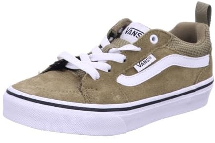 Vans Youth's Filmore Sneaker, Suede/Canvas Olive, 1 UK