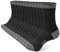 BUDERMMY Socken Damen Baumwolle 35-38 39-42 Sportsocken Wandersocken für Damen Socken Atmungsaktiv Gepolsterte Herren Laufsocken 6 Paar (DE/NL/SE/PL, Numerisch, 39, 42, Regular, Regular, schwarz)