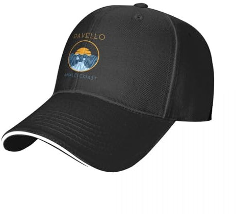 YOFAUOE Basecap Ravello Amalfi Küste Italia Baseball Cap Militär Cap Mann Trucker Cap Golf für Frauen 2024 Herren