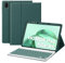 Bettdow Funda con Teclado para Honor Pad X8a 11 2024, Español Ñ Desmontable Teclado con Funda Protectora para Honor Pad X8a Tablet 11 Pulgadas 2024, Verde Oscuro