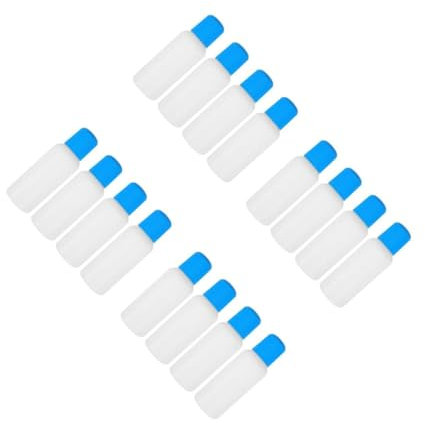 Mobestech 4sets Bottle Pill Bottle Empty Refillable Applicator Liquid Glue Bottles Applicator Bottle Empty Essential Oil Dauber Bottles Refillable Dauber Bottles Sponge 4pcs*4