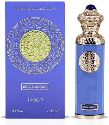 Surrati Heritage Collection - Dolce Marina Eau De Parfum for Women 140ML (4.7 Oz) Arabian Perfumes for Women, Bright Citrus Fragrance with Soft Floral Notes & Warm, Musky Base - Long-Lasting Perfume