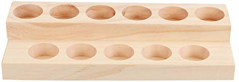 CRILSTYLEO 2stufen Halter Für Ätherische Öle Flaschenaufbewahrung Zweistörges Rack Organizer Lagerung Für Ölflaschen Ständer Für Schreibtisch