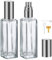 Segus Perfume Bottle Refillable Spray, 2 Pcs 20ml Aftershave Travel Bottle, Empty Glass Perfume Spray Bottles, for Purse, Handbag, Pocket and Luggage (Grey)
