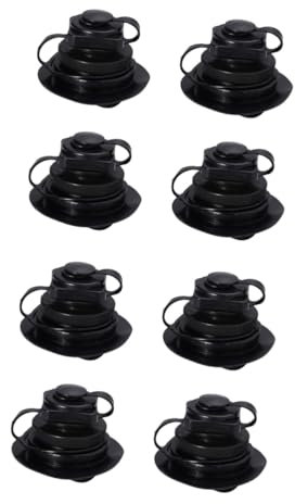 Toddmomy 8stücke Ventil PVC Adapter Für Luftpumpen Anti-leck-innovationen Für Schlauchboote Kajaks Luftmatratzen Und Gummibooten Schwarz
