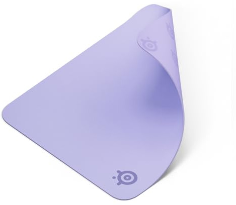 SteelSeries QcK Cloth Gaming Mouse Pad - Exclusive Micro-Woven Surface - Optimized for Gaming Sensors - Maximum Control - Size M - Lavender
