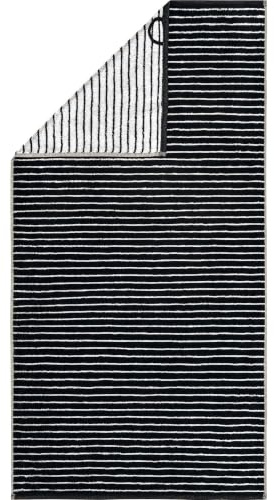 Cawö Handtücher Black&White Ringel 6280 schwarz/weiß - 96