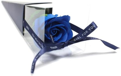 Ancient Wisdom Single Rose - Blue Rose
