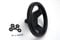 Rolly Toys Lenkrad für Tretfahrzeuge (Zubehör für rollyFarmtracs, rollyX-Tracs und rollyUnimogs, schwarzes Lenkrad, Steuerrad) X38600001580, Large, Schwarz