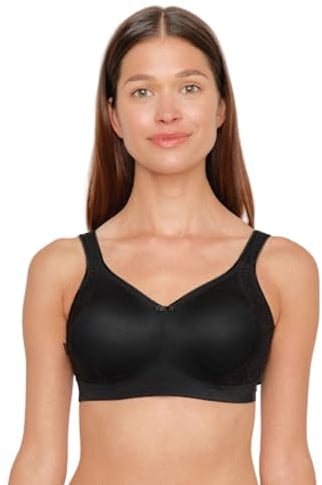 Susa Minimizer BH Damen ohne Bügel I London I Damen-BHS mit Minimizer Schnittform, verkleinert die Brüste optisch I Gemoldete Cups, breite Träger