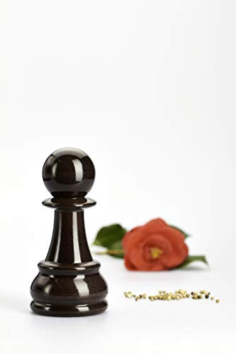 Bisetti Pawn macinaspezie, Laccato Nero, Taglia Unica