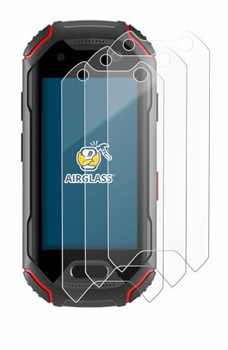 BROTECT (3 Stück Schutzglas für Unihertz Atom Schutzfolie Made in Germany Panzer Folie Glas Displayschutz [Kratzfest 9H, Anti-Fingerprint]