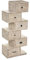 Atmosphera - Kommode 6 Schubladen Ajay - Mangoholz - Sand beige