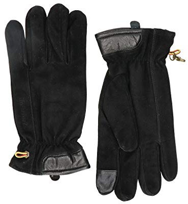 TIMBERLAND Herren Handschuhe E-tip Nubuk, Schwarz 100